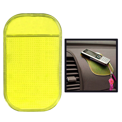 Car Anti-Slip Mat Super Sticky Pad for Phone / GPS/ MP4/ MP3 (Yellow)